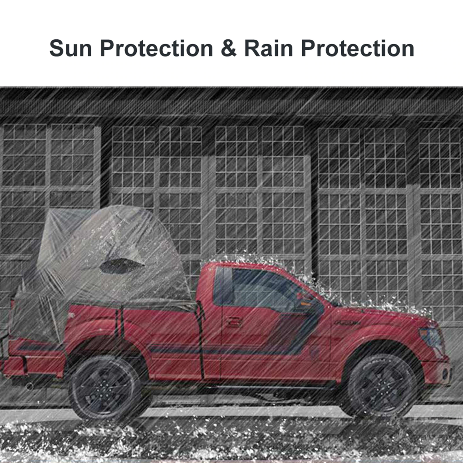 Cheap Goat Tents Truck Camping Tent Pickup Tent For Truck Outdoor Camping Anti UV Vehicle Bed Tent PU2000MM For Camping Traveling Hiking   